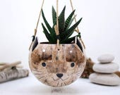 Cat style, ceramic pot, planter pot, ceramic pot, succulent planter, cat decor, cat gift, flowers pot, indoor planter, birthday gift