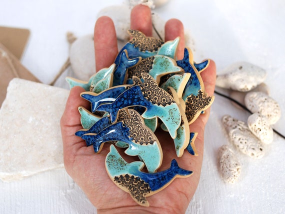 Handmade Ceramic Animal Fridge Magnet – Mandala Art - Etsy