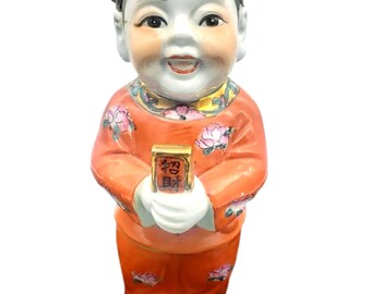 Porcelain Good Luck Doll Figurine