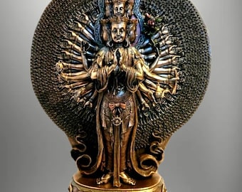 アンティーク青銅製観世音菩薩像 24.5 x 9 cm 西暦 4 ～ 6 世紀 - Etsy