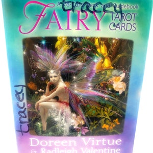 Jeu de cartes de tarot des fées RARE et guide par Doreen Virtue