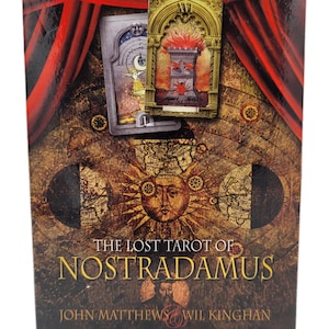 Das verlorene Tarot von Nostradamus, John Matthews, Wil Kinghan, Deck & Book, wie neu
