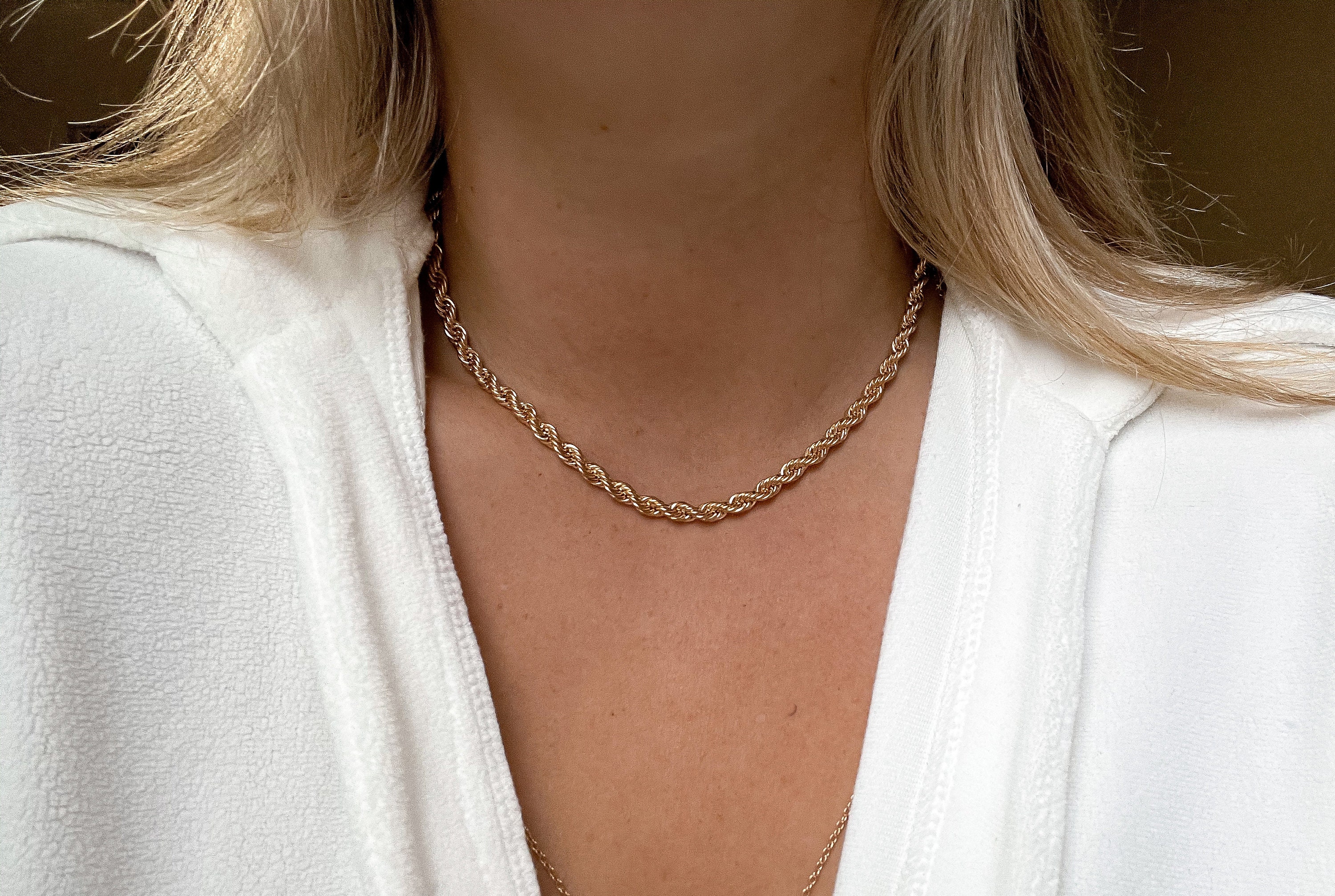 MALLORY Chunky Twisted Snake Chain 