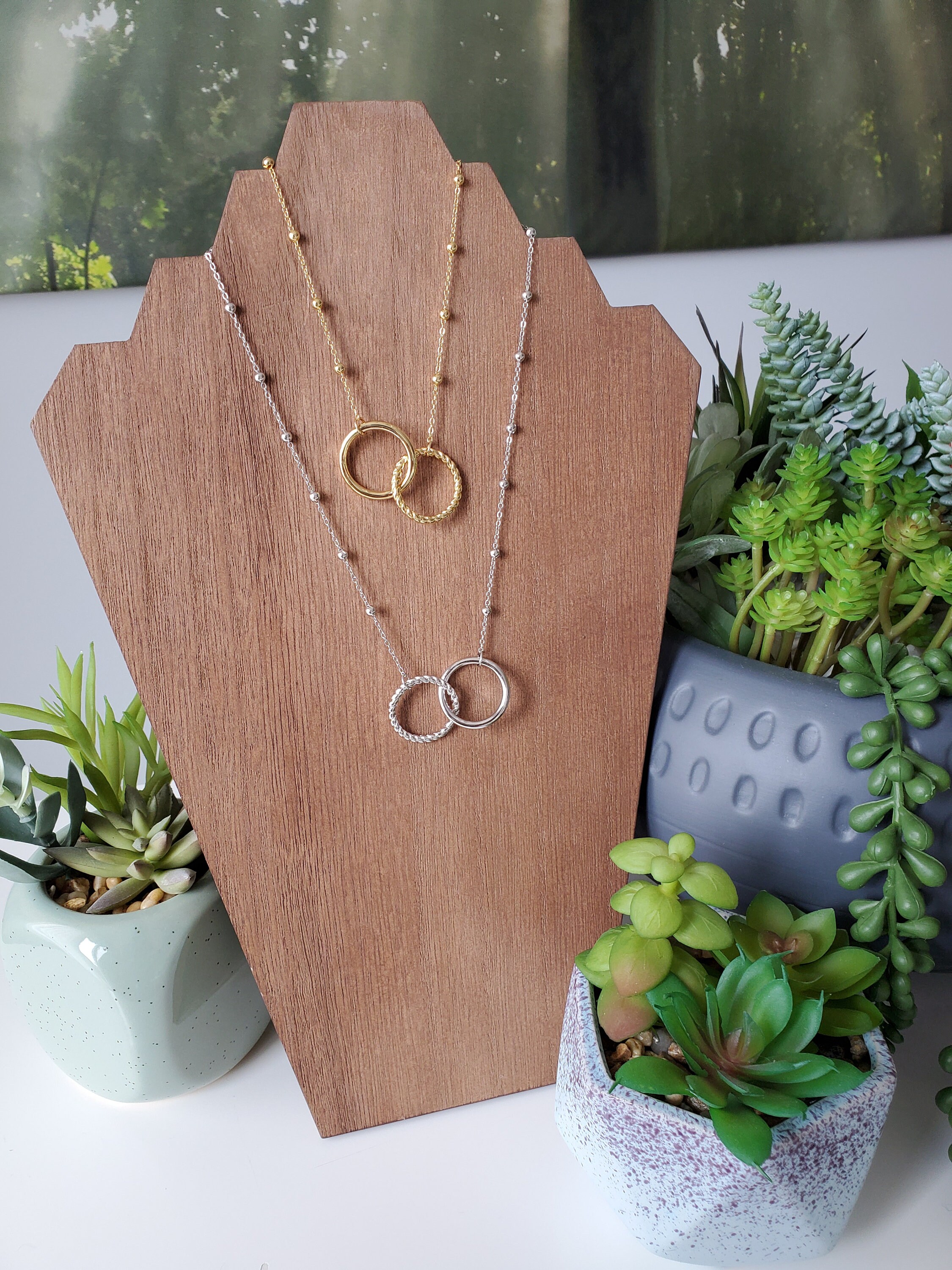 アクセサリー Llife DOUBLE RING PENDANT LIDNM / Llife ONLINE STORE / Llife DOUBLE RING PENDANT