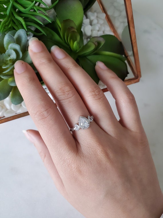 Teardrop stacking ring deals