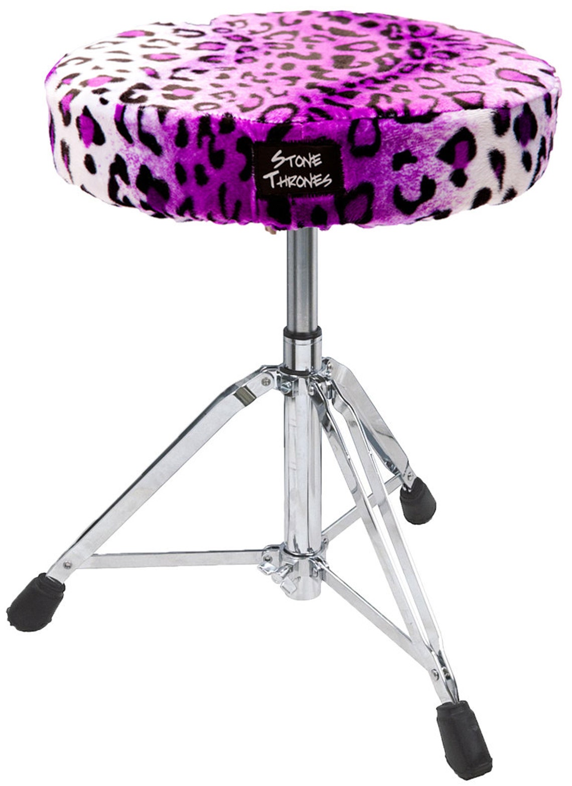 DRUM SEAT COVER Purple Cheetah Etsy