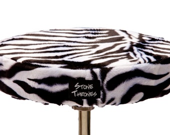 DRUM SEAT COVER - Zebra