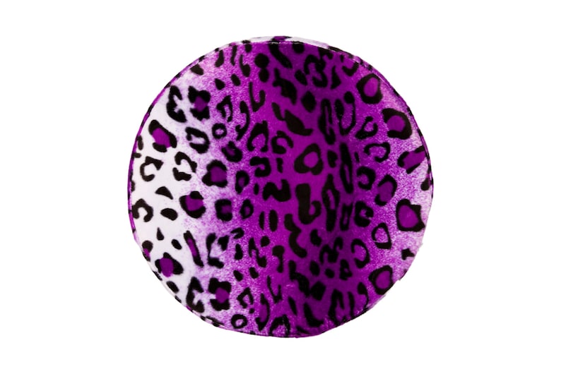 DRUM SEAT COVER Purple Cheetah Etsy