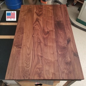 Walnut Table Top - Solid Black Walnut  // Pub, Coffee, Kitchen, Island, Conference, Dining, Breakfast (No Base)