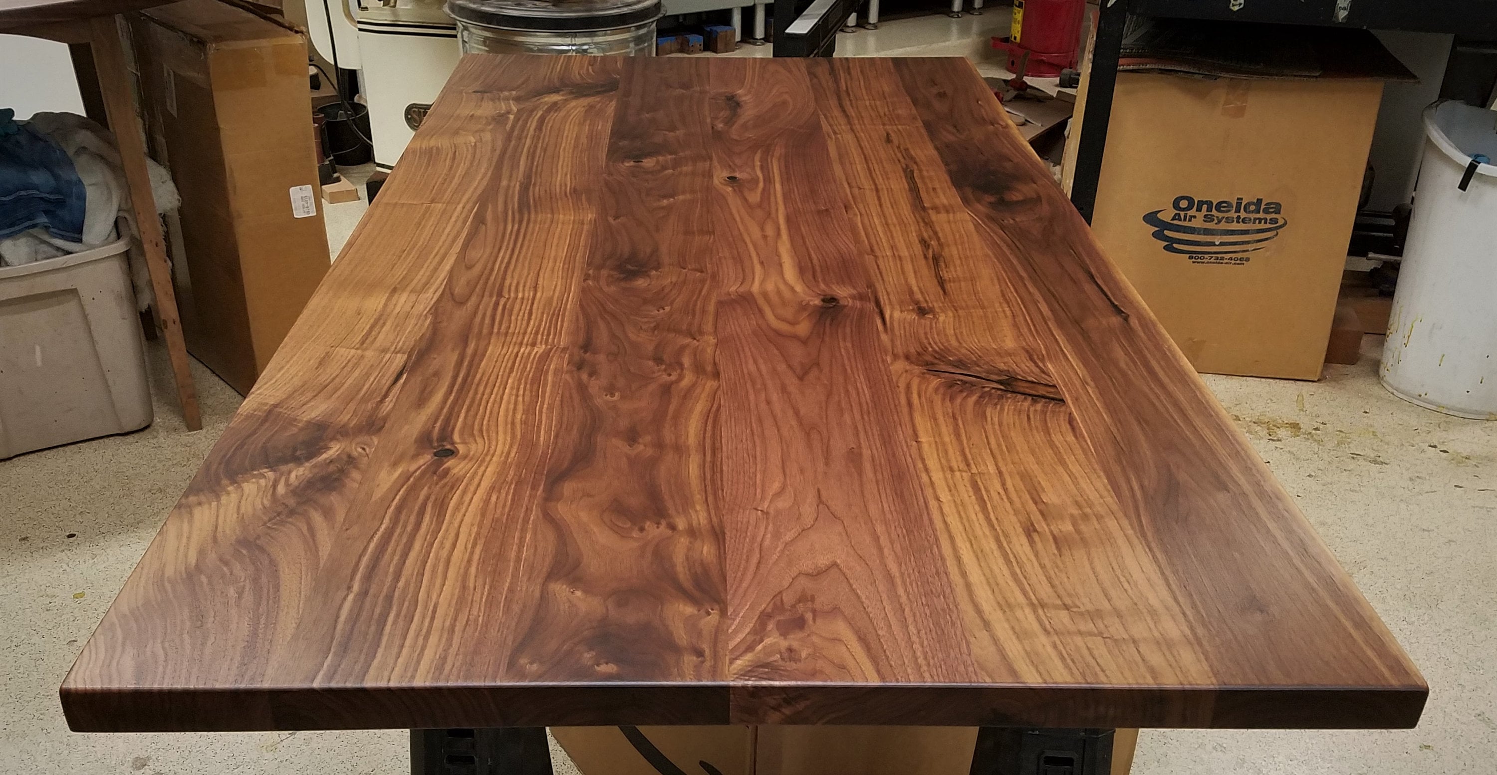 Walnut Table Top Solid Black Walnut // Pub Coffee Kitchen Etsy UK