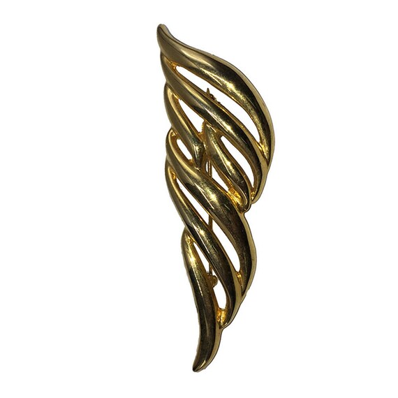 Givenchy Cut Out Flame Torch Brooch