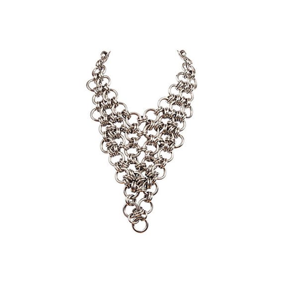 Chain Bib Bandana Necklace