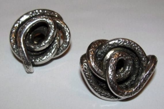 Sterling Silver Spiral Earrings