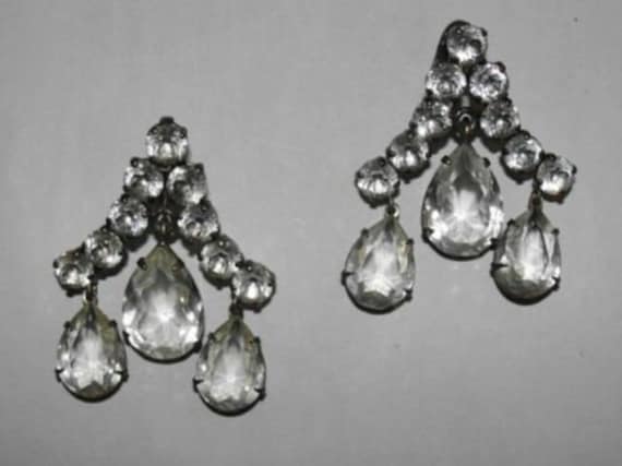 Chromium Paste Chandelier Earrings