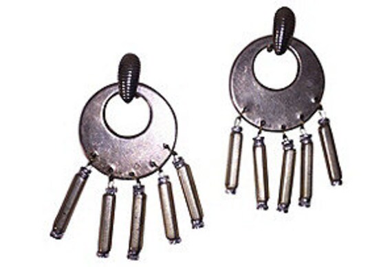 Silver Plated Dangle Chandelier Earrings