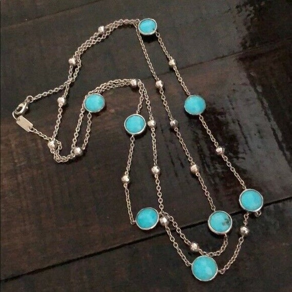 IPPOLITA Sterling Turquoise Rock Candy Faceted Pin