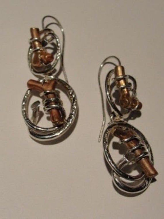 Sterling Silver & Brass Victorian Inspired Branch