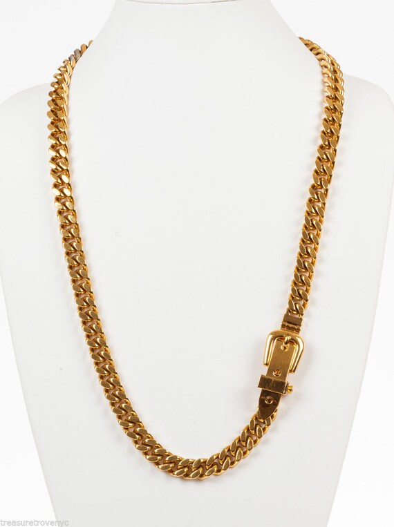 belt buckle necklace