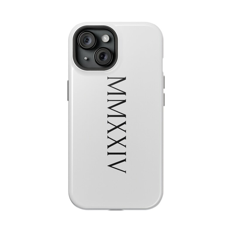 Magsafe Tough Cases 2024 Roman Numerals Etsy