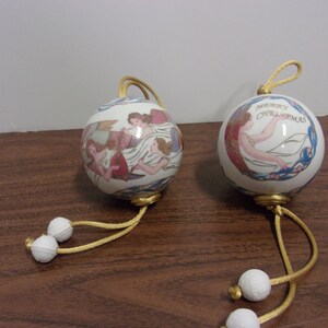 リヤドロ Christmas Ball 2003 LLADRO Year 2003 Annual Christmas Porcelain Ball Ornament