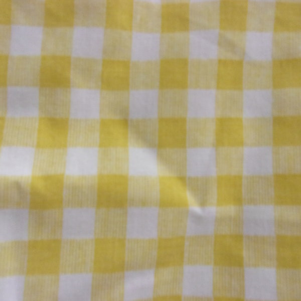 Vintage Fashion Manor yellow gold check Full Fitted bed sheet