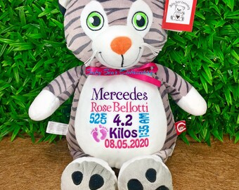 personalised cat teddy