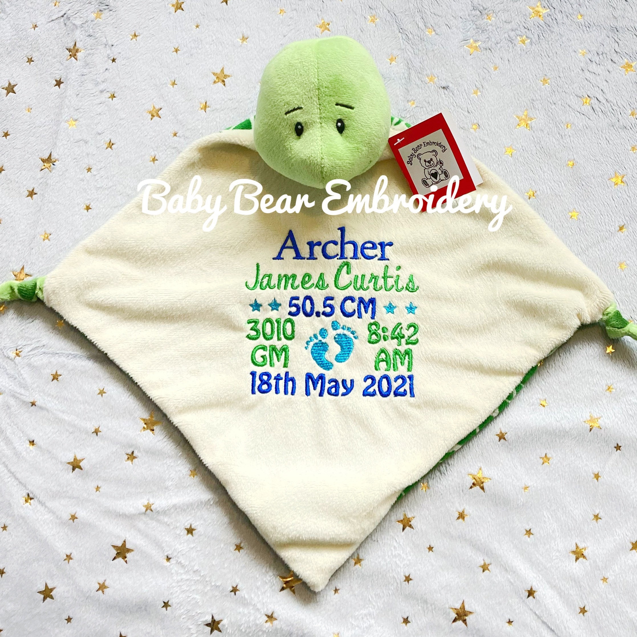 turtle baby comforter