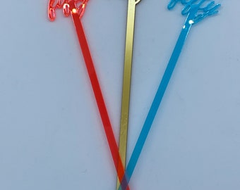 F*%# Fifty Drink Stirrers | Fuck Fifty Drink Stirrers | 50th Drink Stirrers | Funny Drink Stirrers | 50th Party Swag | Custom Drink Stirrers