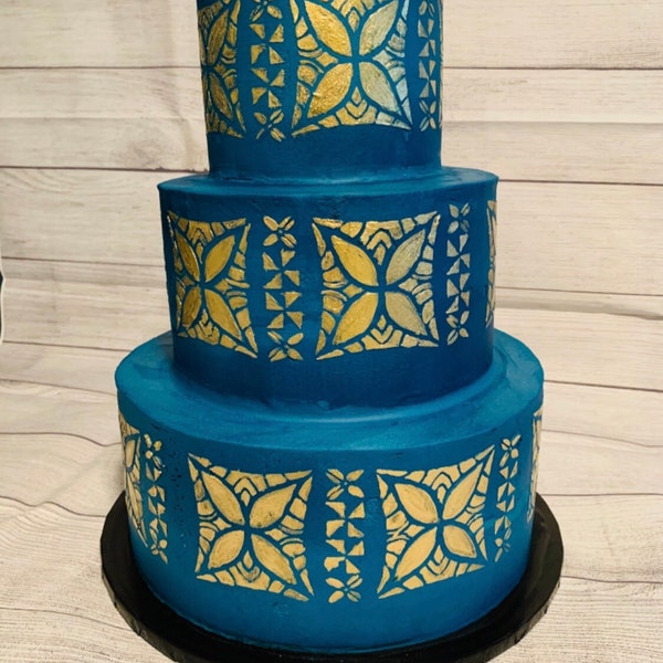 Samoan Cake Stencil Etsy Ireland