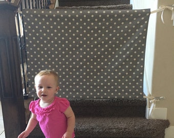 Fabric Baby Stair Gate/ Dog Gate / Cloth Barrier/ Fast Shipping