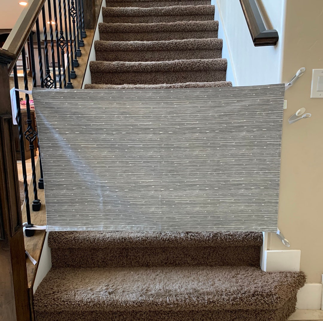 Fabric Baby Stair Gate/ Dog Gate / Cloth Barrier/ Fast Shipping - Etsy