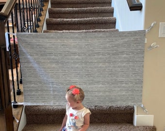 Cloth Baby/Pet Stair Gate Barrier