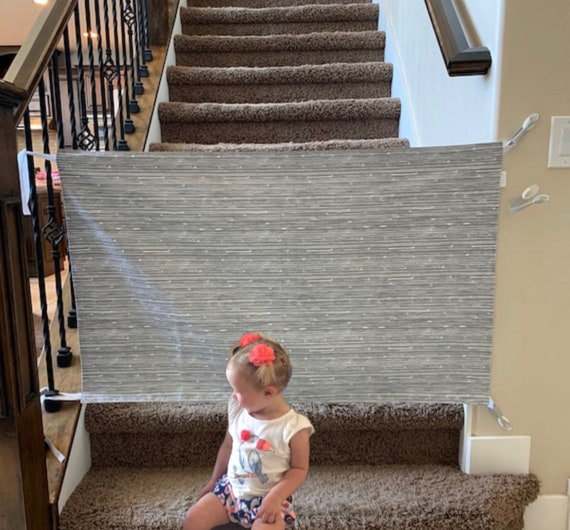 Fabric Baby Stair Gate Dog Gate Cloth Barrier Fast Shipping Etsy