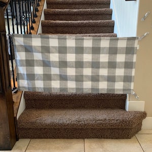 Fabric Baby Stair Gate/ Dog Gate / Cloth Barrier/ Fast Shipping