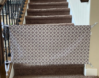 Fabric Baby Stair Gate/ Dog Gate / Cloth Barrier