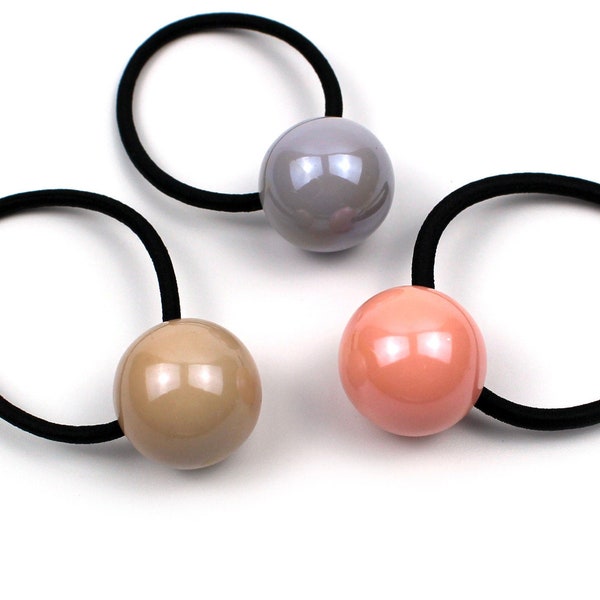 Black Hair Tie Balls Etsy