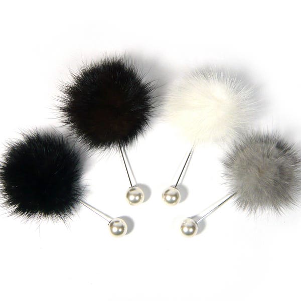 Fur Brooch Etsy
