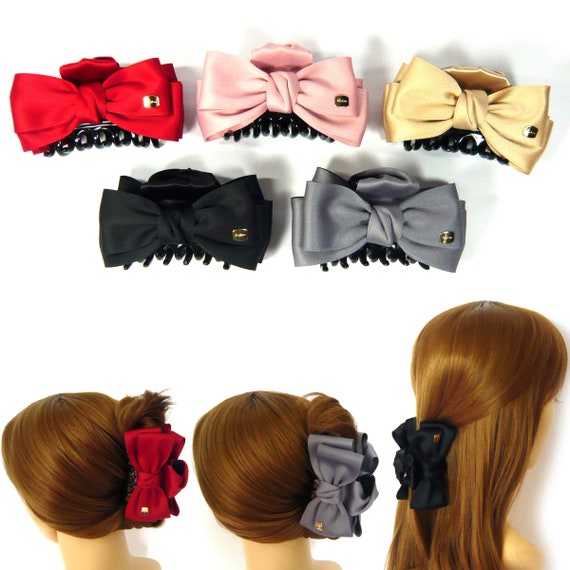 ☆TATIANA☆ Pearl Ballerina Ribbon Hair Crow Clip HB2262 Ballerina Collection – Milledeux