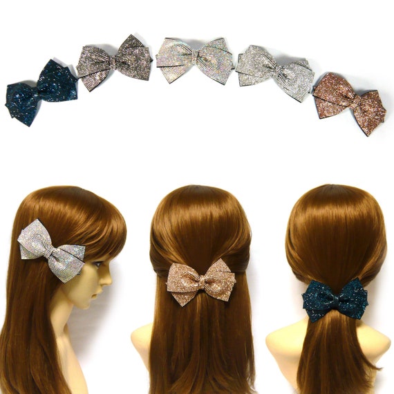 Katzenohren Haarband Mit Silbernen Kristallen – Niedlicher Haarschmuck Für Knoten & Styling