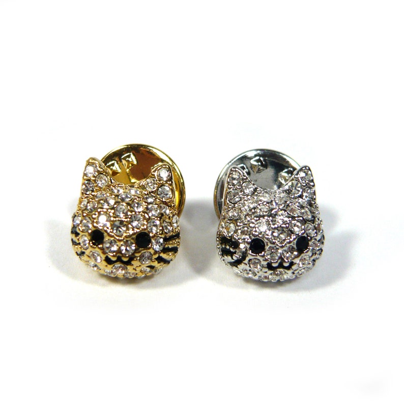 Super Cute Mini Small Crystal Rhinestone Decor Silver Gold - Etsy