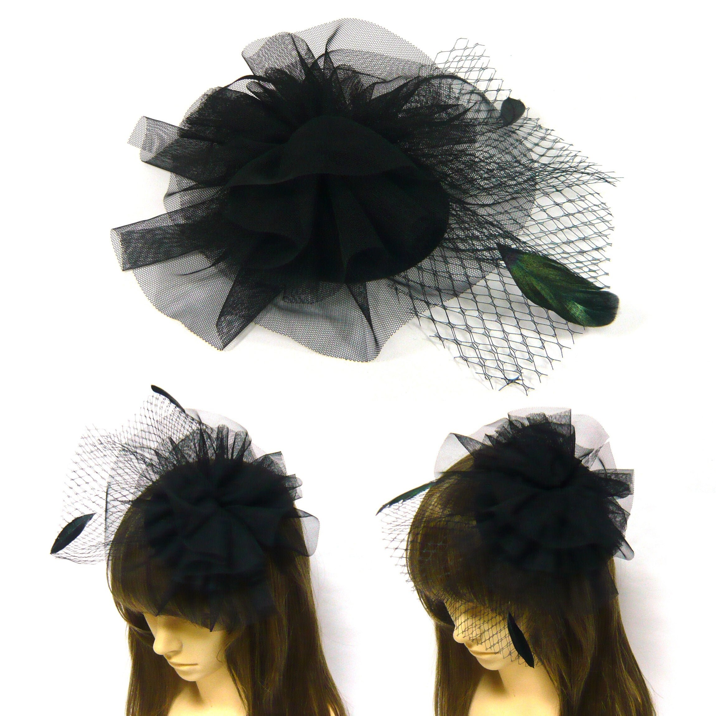 Fascinator Pillbox Hat Hair 