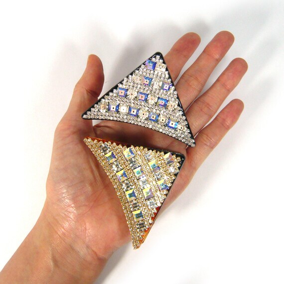 Elegant Brooch or Hair clip  Swarovski Crystal Embellished Luxury Elegant Swarovski Crystal Rhinestone Bow Hair Jewelry  main image 4