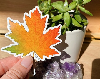 Maple Leaf sticker