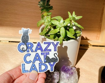 Crazy Cat Lady Sticker