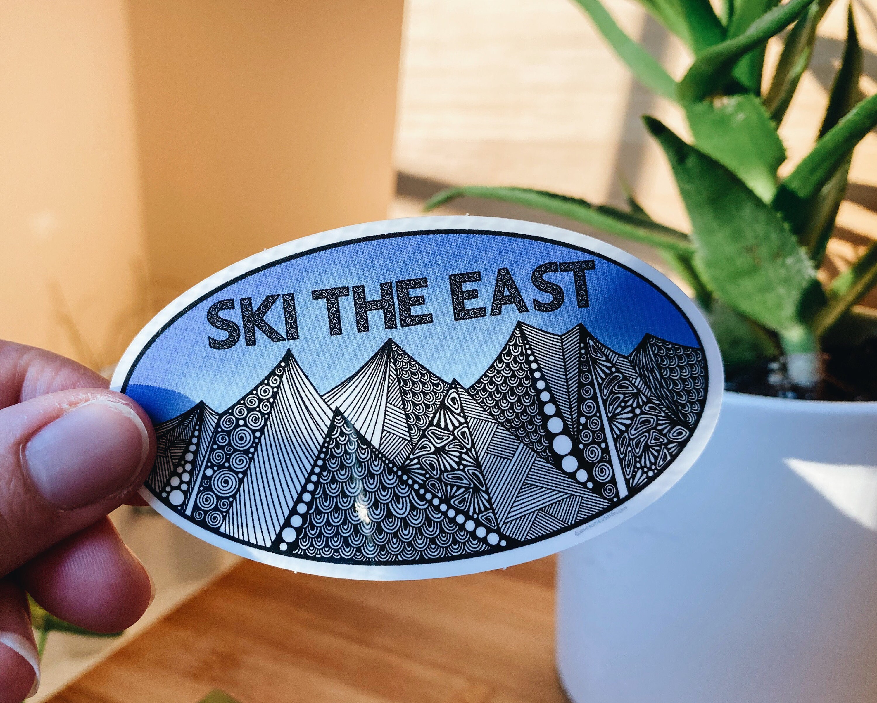 Ski The East Sticker Etsy