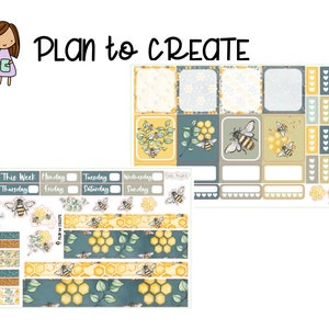 Kit semanal de Hobonichi Cousin - Abejas