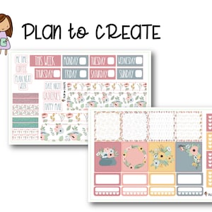 Floral Vintage - Kit Semanal Primo Hobonichi