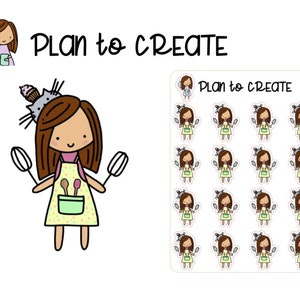 Weinig Annie bakken stickers