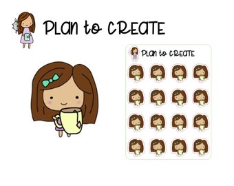 Tea Bobblehead stickers