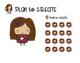 YouTube Bobblehead stickers